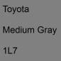 Preview: Toyota, Medium Gray, 1L7.